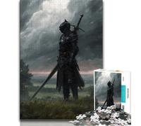 Jigsaw Puzzles for Adults Teenagers Jigsaws Puzzle Black Knight,Educational Family Game Suitable for Desktop Decoration (38x26cm)