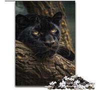 Jigsaw Puzzles for Adults Teenagers Jigsaws Puzzle Black Panther, for And from 14 Years And over Educational Learning Toys Family Games Birthday Present (Size50x75cm)