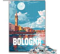 Jigsaw Puzzles for Adults Teenagers Jigsaws Puzzle Bologna Italy, Educational Stress Relief Toy Great Gifts And Toys 50x75cm