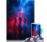 Jigsaw Puzzles for Adults Teenagers Jigsaws Puzzle Bowling Sport,Educational Family Game Wall Decoration Unique Birthday And Xmas Gifts 38X26CM