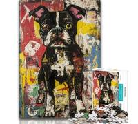 Jigsaw Puzzles for Adults Teenagers Jigsaws Puzzle Boxer Dog,for Educational Game Challenge Toy Birthday Present,Gifts,Wall Art 70x100cm