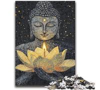 Jigsaw Puzzles for Adults Teenagers Jigsaws Puzzle Buddha Art Suitable for Ages 14 And Up Family Games Deal As Gifts for The Whole Family 26x38cm