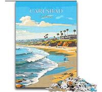Jigsaw Puzzles for Adults Teenagers Jigsaws Puzzle California Carlsbad Travel, Educational Games Home Decoration Is Ideal As A Gift for The Whole Family 70x100cm