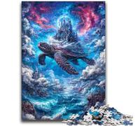 Jigsaw Puzzles for Adults Teenagers Jigsaws Puzzle Castle on The Turtle's Back for And from 14 Years And over Play Toys Because It Is Ideal As A Gift for The Whole Family 50x75cm