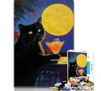 Jigsaw Puzzles for Adults Teenagers Jigsaws Puzzle Cat Lying on The Sofa,Challenging Game for Is Ideal As A Gift for The Whole Family (38x26cm)