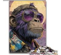Jigsaw Puzzles for Adults Teenagers Jigsaws Puzzle Chimpanzee Quiz Game for Is Ideal As A Gift for The Whole Family 70x100cm
