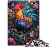 Jigsaw Puzzles for Adults Teenagers Jigsaws Puzzle Cock in The Garden Learning Educational Toys Family Games Enhance Love between Couples 26x38cm