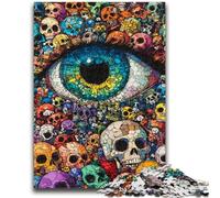Jigsaw Puzzles for Adults Teenagers Jigsaws Puzzle Color Eyes Learning Educational Toys Family Games Enhance Love between Couples 50x75cm