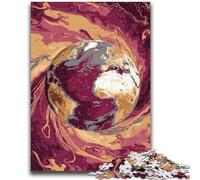 Jigsaw Puzzles for Adults Teenagers Jigsaws Puzzle Colorful Earth Art Brain Intelligence Challenge Addictive Toys Birthday Present, Gifts, Wall Art 26x38cm