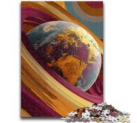 Jigsaw Puzzles for Adults Teenagers Jigsaws Puzzle Colorful Earth Art for Age 14+ Intellectual Game Christmas Birthday Gifts 50x75cm