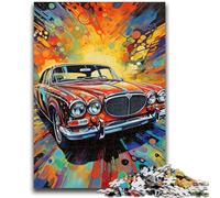 Jigsaw Puzzles for Adults Teenagers Jigsaws Puzzle Cool Colourful Sports Cars Stress Reliever Difficult Challenge with Matching Poster And Trivia Sheet 50x75cm