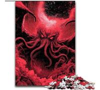Jigsaw Puzzles for Adults Teenagers Jigsaws Puzzle Cosmic Cthulhu Octopoid, Family Fun Games Is Ideal As A Gift for The Whole Family (Size 50x75cm)