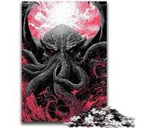 Jigsaw Puzzles for Adults Teenagers Jigsaws Puzzle Cosmic Cthulhu Octopoid Suitable for Ages 14 And Up Family Games Deal As Gifts for The Whole Family 50x75cm