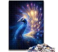 Jigsaw Puzzles for Adults Teenagers Jigsaws Puzzle Cosmic Peacock Quiz Game for Is Ideal As A Gift for The Whole Family 50x75cm