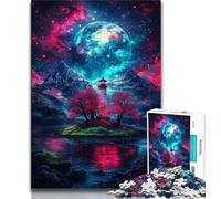 Jigsaw Puzzles for Adults Teenagers Jigsaws Puzzle Dengta Under The Blood Moon,Educational Stress Relief Toy for Is Ideal As A Gift for The Whole Family (75x50cm)