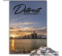 Jigsaw Puzzles for Adults Teenagers Jigsaws Puzzle Detroit, for 14+ Challenging Game And Family Game Great 50x75cm