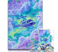 Jigsaw Puzzles for Adults Teenagers Jigsaws Puzzle Dream Helicopter,Help The Brain Exercise Addictive Toys to Cultivate Patience Artists Collection,Fine Art (38x26cm)