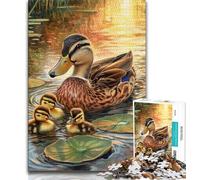 Jigsaw Puzzles for Adults Teenagers Jigsaws Puzzle Duck,for Educational Game Challenge Toy Birthday Present,Gifts,Wall Art (38x26cm)