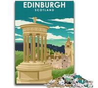 Jigsaw Puzzles for Adults Teenagers Jigsaws Puzzle Edinburgh Scotland Travel Challenging Game And Family Play Educational Game for Birthday, Chrismas (size 38x52cm)