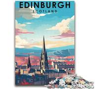 Jigsaw Puzzles for Adults Teenagers Jigsaws Puzzle Edinburgh Scotland Travel Challenging Game And Family Play Educational Game for Birthday, Chrismas (size 38x52cm)