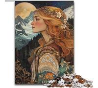 Jigsaw Puzzles for Adults Teenagers Jigsaws Puzzle Elegant Mountain Goddess, for And 14 Years And over for Educational Game Challenge Toy Gift for Birthdays (Size 50x75cm)