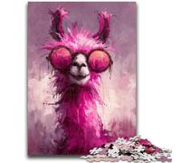 Jigsaw Puzzles for Adults Teenagers Jigsaws Puzzle Fantasy Alpaca Decompressing Intellectual Educational Toy Suitable for Couples for And Age 14 50x75cm