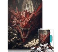 Jigsaw Puzzles for Adults Teenagers Jigsaws Puzzle Fantasy Dragon,Family Entertainment Toys Is Ideal As A Gift for The Whole Family 38x26cm