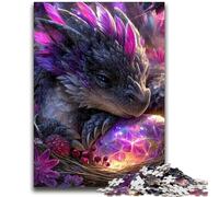Jigsaw Puzzles for Adults Teenagers Jigsaws Puzzle Fantasy Dragon Quiz Game for Is Ideal As A Gift for The Whole Family 26x38cm