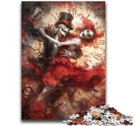 Jigsaw Puzzles for Adults Teenagers Jigsaws Puzzle Fantasy Mexican Skeleton Couple Vibrant And Unique Design Relaxing & Challenging Puzzle Experience 50x75cm