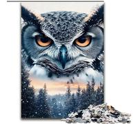 Jigsaw Puzzles for Adults Teenagers Jigsaws Puzzle Fantasy Owl, Decompressing Intellectual Educational Toy Birthday Present, Gifts, Wall Art (Size 26x38cm)
