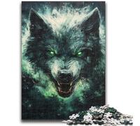 Jigsaw Puzzles for Adults Teenagers Jigsaws Puzzle Fantasy Wolf Brain Intelligence Challenge Addictive Toys Funny Gift for Ages 14+ 50x75cm