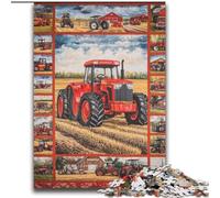 Jigsaw Puzzles for Adults Teenagers Jigsaws Puzzle Farm Implement Tractor Brain Intelligence Challenge Addictive Toys Funny Gift for Ages 14+ 70x100cm