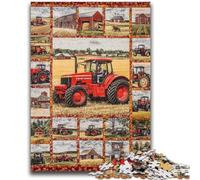 Jigsaw Puzzles for Adults Teenagers Jigsaws Puzzle Farm Implement Tractor Suitable for Ages 14 And Up Family Games Deal As Gifts for The Whole Family 50x75cm
