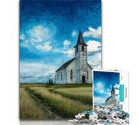 Jigsaw Puzzles for Adults Teenagers Jigsaws Puzzle Farm Oil Painting,Educational Stress Relief Toy for Is Ideal As A Gift for The Whole Family (38x26cm)