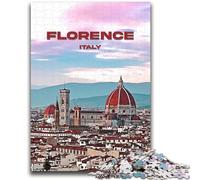 Jigsaw Puzzles for Adults Teenagers Jigsaws Puzzle Florence City Italy Travel Challenging Game And Family Play Educational Game for Birthday, Chrismas (size 38x26cm)
