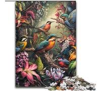 Jigsaw Puzzles for Adults Teenagers Jigsaws Puzzle Flower And Bird World, for 14+ Challenging Game As A Gift for The Whole Family And Friends 26x38cm