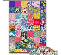 Jigsaw Puzzles for Adults Teenagers Jigsaws Puzzle Flower Collage, for 14+ Challenging Game As A Gift for The Whole Family And Friends 50x75cm