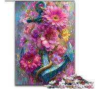 Jigsaw Puzzles for Adults Teenagers Jigsaws Puzzle Flowers Anchor, Learning Educational Is Ideal As A Gift for The Whole Family (Size 50x75cm)