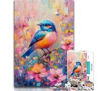 Jigsaw Puzzles for Adults Teenagers Jigsaws Puzzle Flowers And Birds Oil Painting,Decompressing Intellectual Educational Toy Birthday Gift 50x75cm