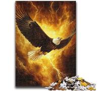 Jigsaw Puzzles for Adults Teenagers Jigsaws Puzzle Flying Eagle Suitable for People Aged 14 And Above Educational Game Challenge Toy Gift For Birthdays 50x75cm