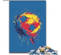 Jigsaw Puzzles for Adults Teenagers Jigsaws Puzzle Football Sports, Learning Educational Is Ideal As A Gift for The Whole Family (Size 26x38cm)