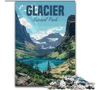 Jigsaw Puzzles for Adults Teenagers Jigsaws Puzzle Glacier National Park, Educational Stress Relief Toy Great Gifts And Toys 26x38cm