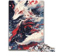 Jigsaw Puzzles for Adults Teenagers Jigsaws Puzzle God of Foxes for Age 14+ Intellectual Game Christmas Birthday Gifts 26x38cm