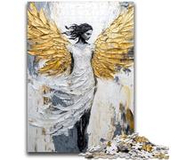 Jigsaw Puzzles for Adults Teenagers Jigsaws Puzzle Golden Angel for Educational Game Challenge Toy Unique Home Decor And Gifts 26x38cm