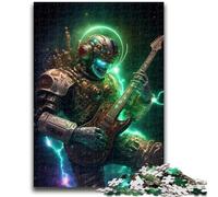 Jigsaw Puzzles for Adults Teenagers Jigsaws Puzzle Guitarist in The Universe Vibrant And Unique Design Relaxing & Challenging Puzzle Experience 50x75cm