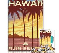 Jigsaw Puzzles for Adults Teenagers Jigsaws Puzzle Hawaii,Challenging Game for Is Ideal As A Gift for The Whole Family (38x26cm)