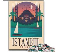 Jigsaw Puzzles for Adults Teenagers Jigsaws Puzzle Istanbul, Stress Reliever Difficult Challenge Secret Santa Gifts for Age 14 Years Up 70x100cm