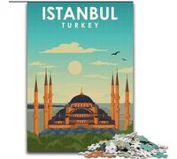 Jigsaw Puzzles for Adults Teenagers Jigsaws Puzzle Istanbul Turkey Travel Art, Educational Games Home Decoration Is Ideal As A Gift for The Whole Family 50x75cm