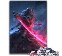 Jigsaw Puzzles for Adults Teenagers Jigsaws Puzzle Japanese Neon Ninja Brain Intelligence Challenge Addictive Toys Birthday Present, Gifts, Wall Art 26x38cm