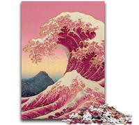 Jigsaw Puzzles for Adults Teenagers Jigsaws Puzzle Japanese Style Waves Challenging Game Toys Deal As Gifts for The Whole Family for Ages 14+ 50x75cm